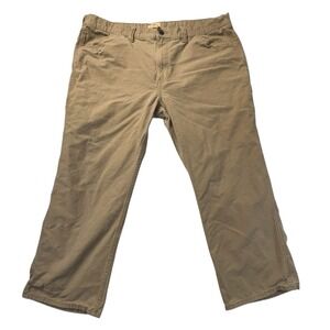 Blue Mountain Carpenter Pants Tan Men's 44X30 100% Cotton Casual Workwear